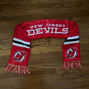 NHL Limited Edition NJ Devils Scarf Sweep The Deck 2020 Red and White Never Worn
